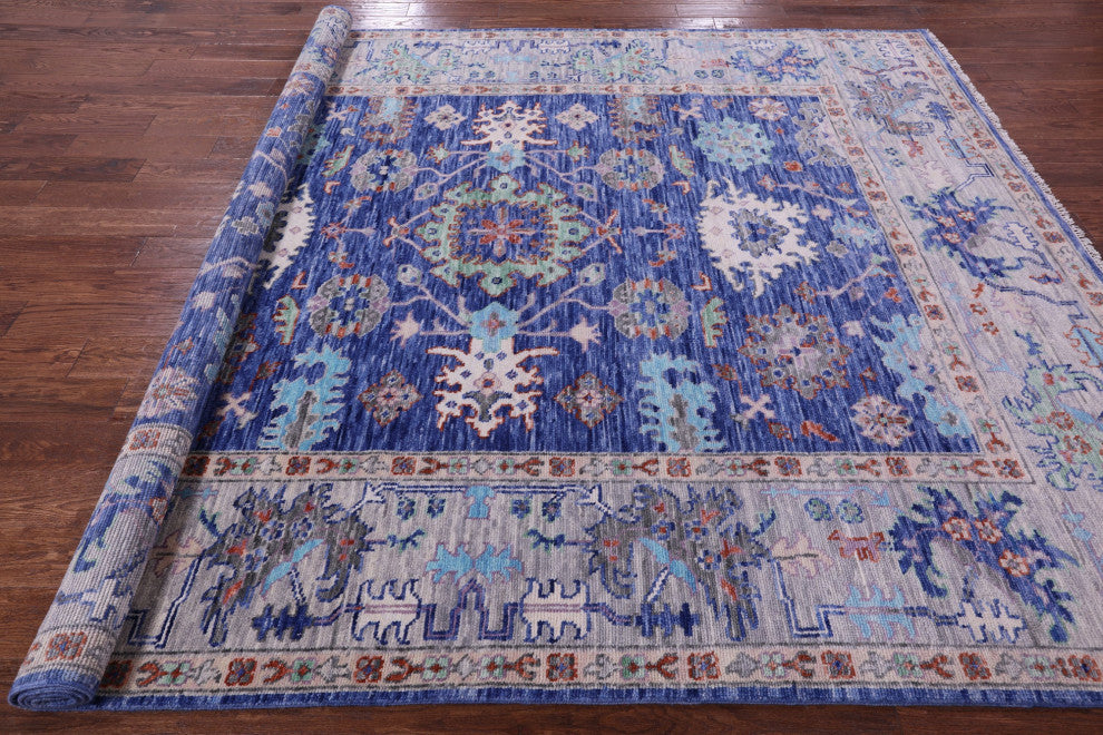 8' 2" X 10' 2" Turkish Oushak Hand Knotted Rug - Q15664