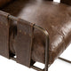 Strapling Leather Dining Chair, Cocoa Brown
