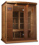 3-Person Near Zero Emf, Under 2Mg Far Infrared Sauna, Canadian Red Cedar