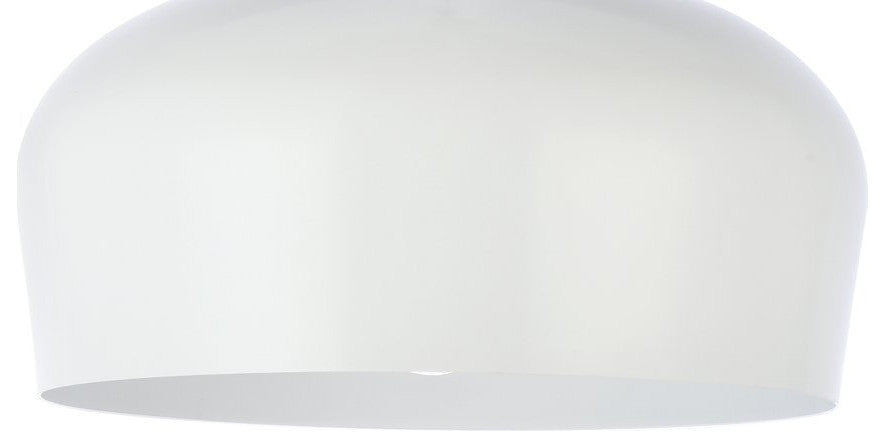 Nina 1-Light White Plug-In Pendant