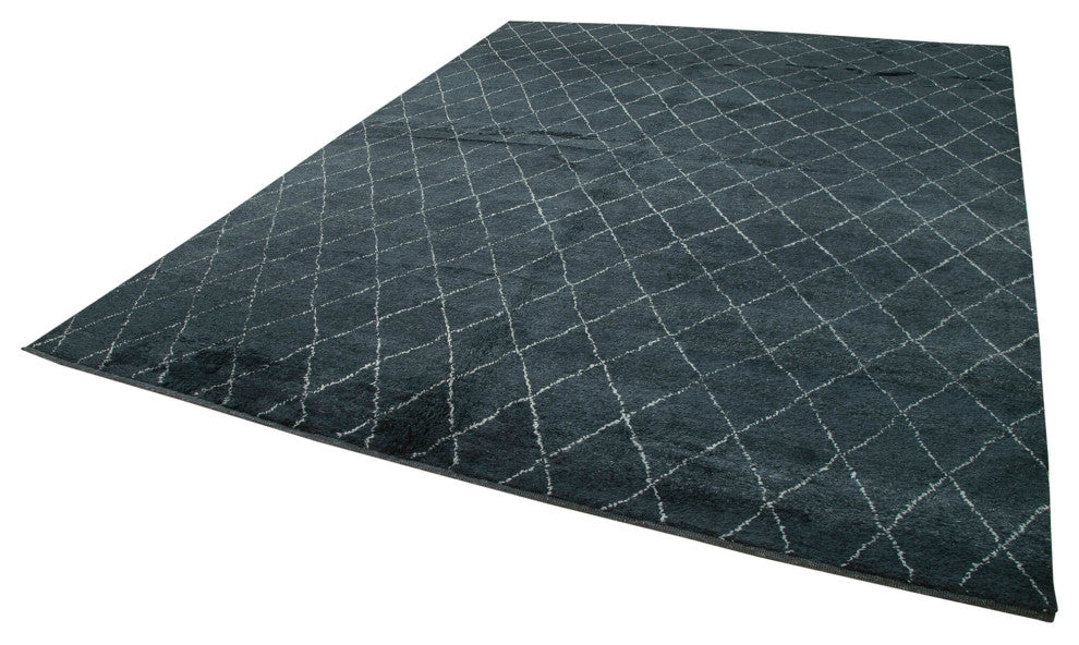Rug N Carpet - Handmade Unique 9' 1'' x 12' 0'' Moroccan Area Rug