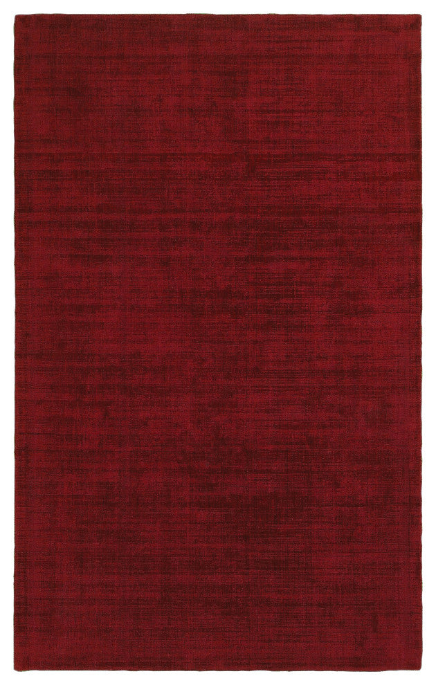 Oriental Weavers Mira Collection Red Solid Indoor Area Rug 10'X13'