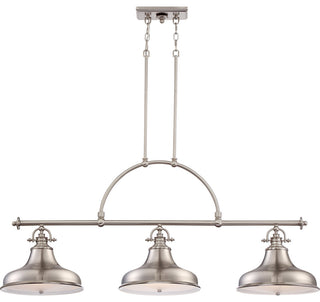 Emery 3-Light Island Light, Brushed Nickel