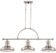 Emery 3-Light Island Light, Brushed Nickel