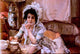 Emilio Sala y Frances Tea Time, 18"x27" Wall Decal