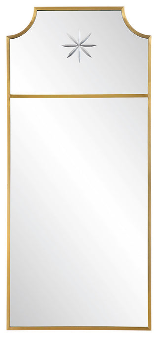 Uttermost Caddington Tall Brass Mirror