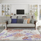 Indoor/Outdoor Seabreeze SZ1 Ivory Machine Washable 3' x 5' Rug