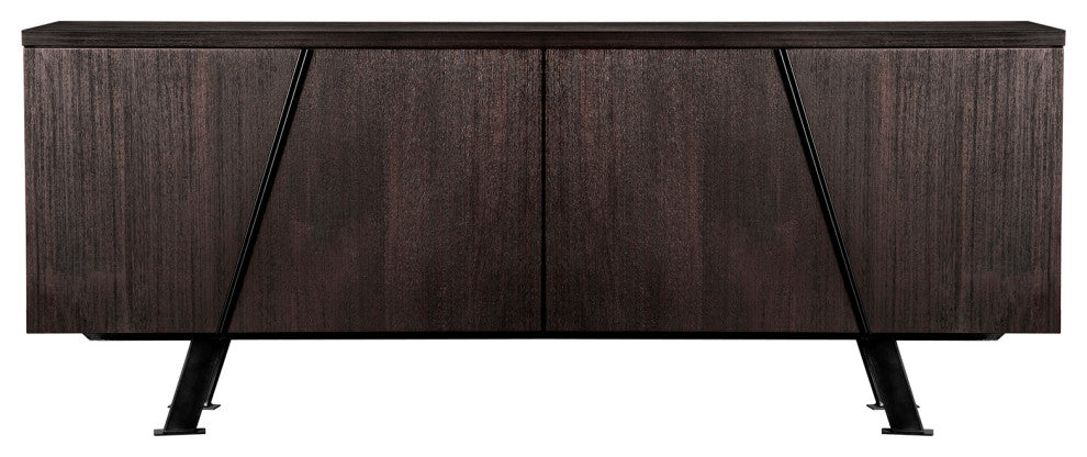 Pirate Brown Acacia Sideboard Cabinet