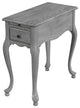 Croydon One Drawer with Pullout Side Table, Powder Gray
