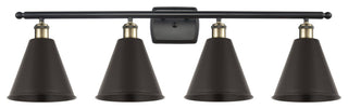 Ballston Cone Bath Vanity Light, Black Antique Brass, Matte Black