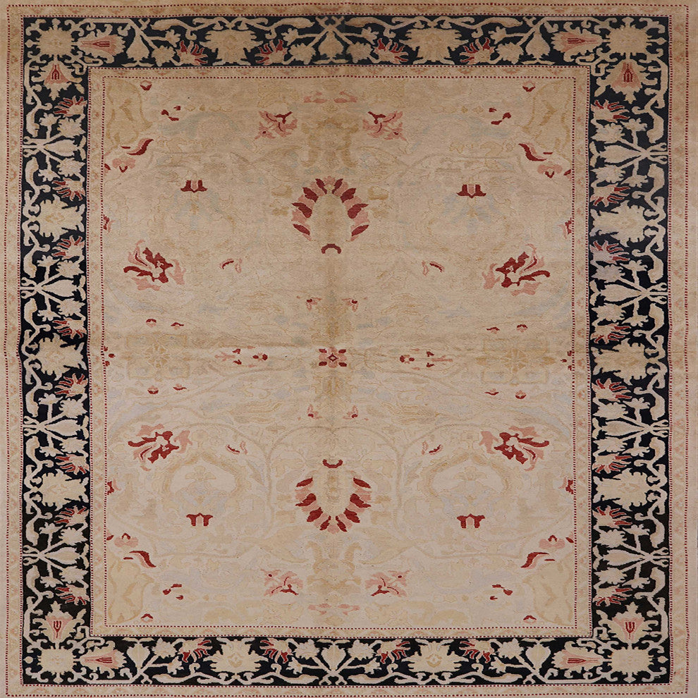 Ahgly Company Indoor Square Mid-Century Modern Area Rugs, 4' Square
