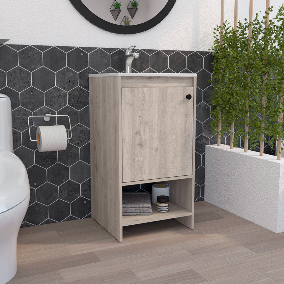 Bathroom Vanity Poket, Bathroom, Light Gray