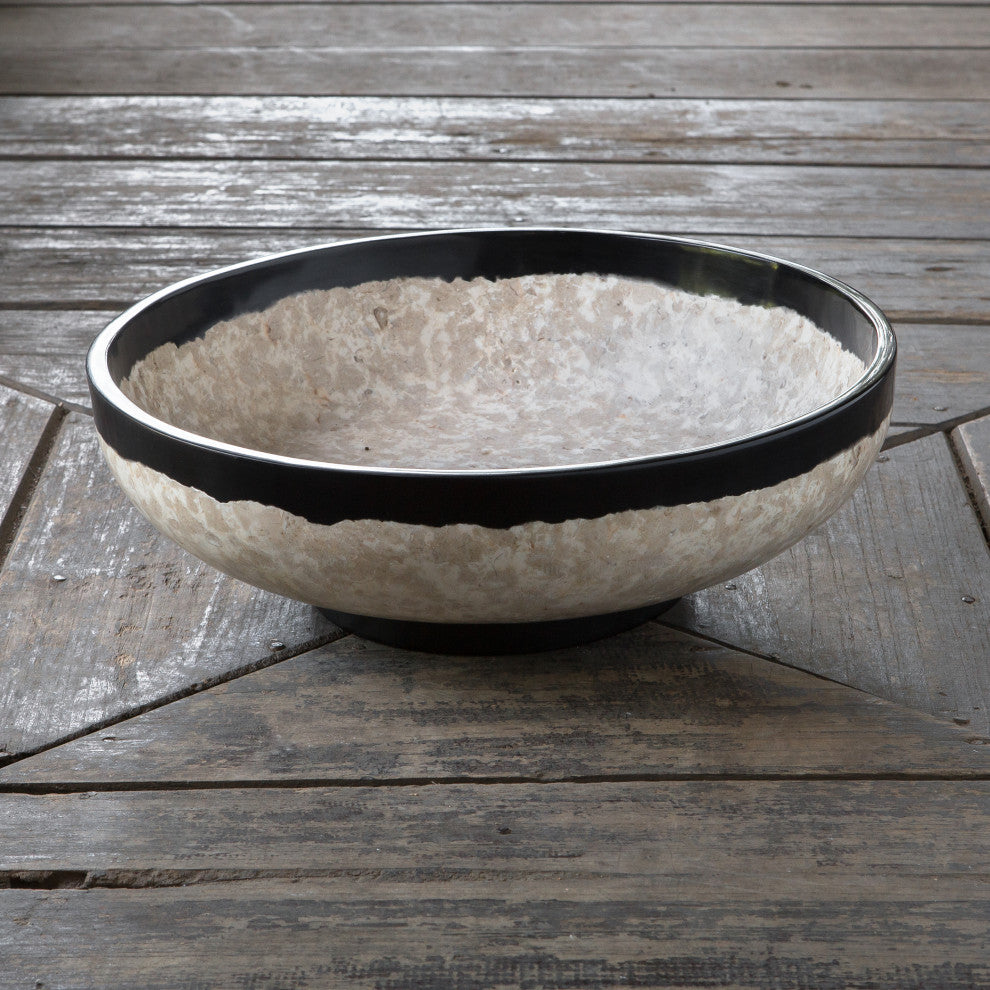 Uttermost Rastia 14x5" Terrazzo Bowl