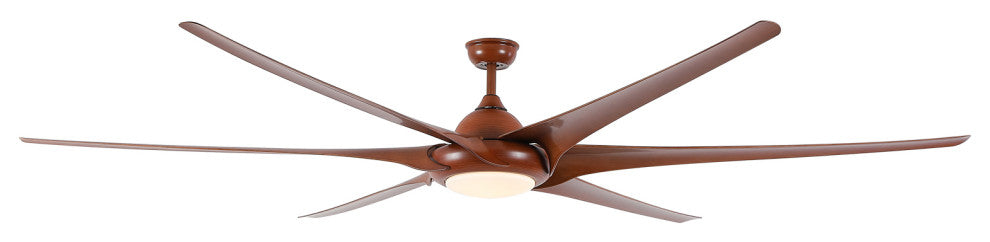100" ABS Ceiling Fans With Lights And Remote, Walnut