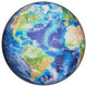 Flagship Carpets VA1001-27FS 6' Round All Round The World Educational Rug