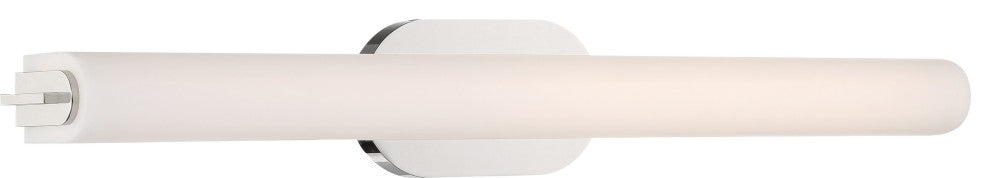 Nuvo Lana 1-Light LED Polished Nickel Medium Vanity Light