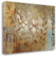 "Flowers On Silver I Wag" By Silvia Vassileva, Giclee on Gallery Wrap Canvas
