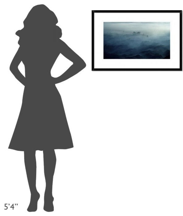 "Land Of Fog" Framed Digital Print by Rudi Gunawan, 30"x20"