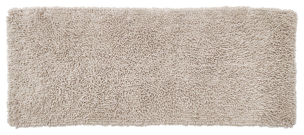 Fantasia Bath Rug Bath Rugs Set, 21"x54" Runner, Ivory