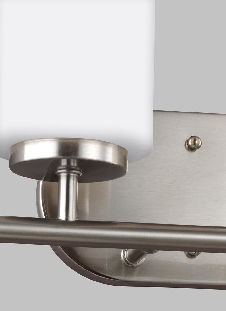 Generation Lighting Lighting 2-Light Wall/Bath, Brushed Nickel