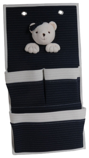 Anne Home, Bear 3-Pocket Wall Hanger