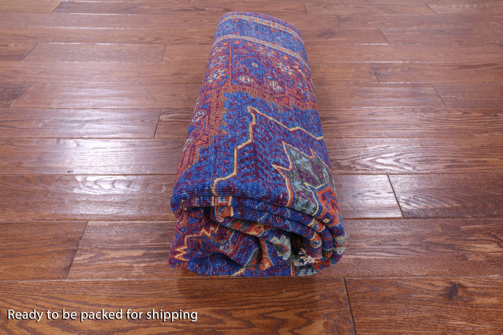 Geometric Mamluk Hand Knotted Wool Rug 5' 1" X 6' 3" - Q12251