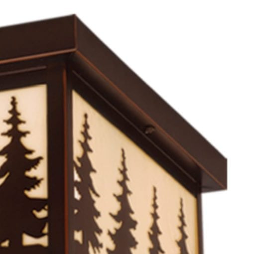 Yosemite 11.5-in Tree Outdoor Ceiling Light Burnished Bronze
