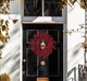 24" Red Berry Wreath 24" Hawthorn Twig Berries Holiday Decorative