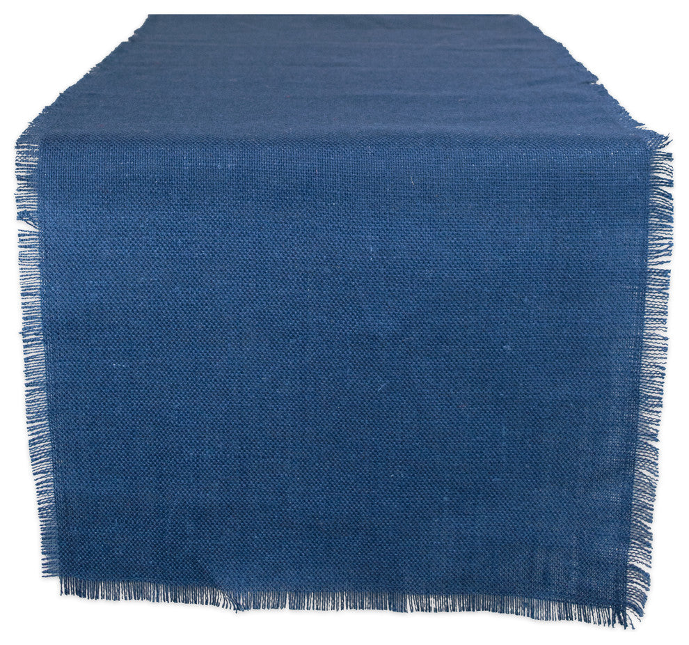 DII Nautical Blue Jute Table Runner 15"x48"