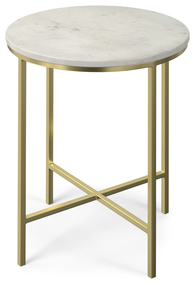 Tara Side Table, Gold