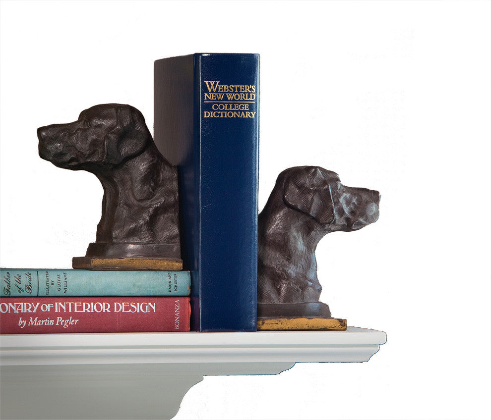 Lab Bookends, Set of 2, Bronze