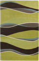 5' X 8'  Wool Lime Or  Mocha Area Rug