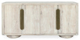 Tiber 74" Oak Veneer Buffet Sideboard, Whitewashed