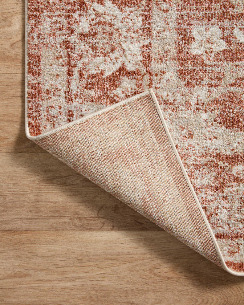 Loloi II Odette Rust / Ivory 6'-7" x 9'-6" Area Rug