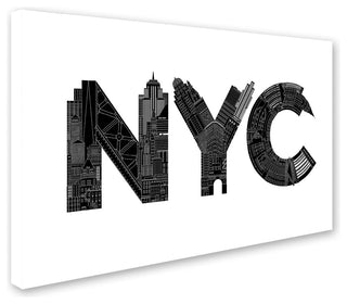 Robert Farkas 'NYC' Canvas Art, 19x12
