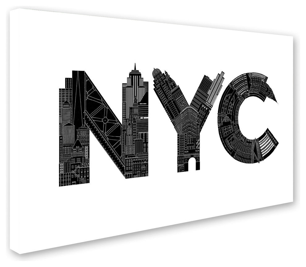 Robert Farkas 'NYC' Canvas Art, 19x12