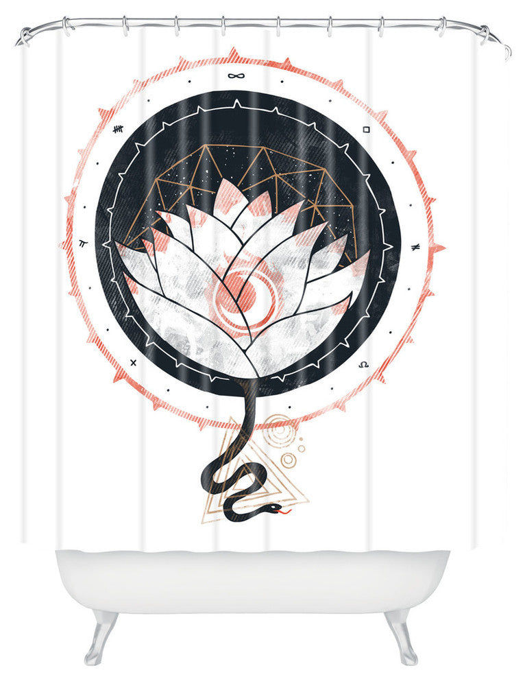 Deny Designs Hector Mansilla Lotus Shower Curtain