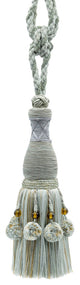 Tassel Tieback, Style# TBRW10, Color# VL05 - Light Sand Blue [Set of 2]