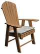 Poly Upright Adirondack Chair, Cedar