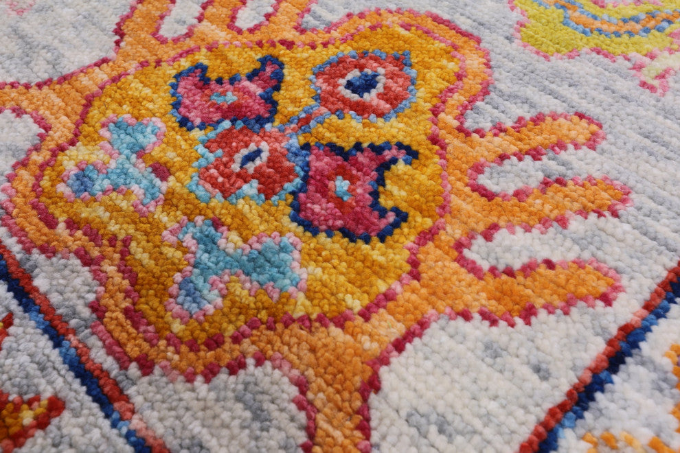 9' 1" X 11' 11" Turkish Oushak Handmade Wool Rug - Q14814