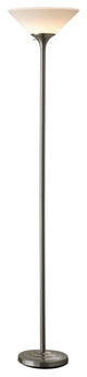60" Floor Lamp With Matte White Modified Tulip-Style LED Base and Body