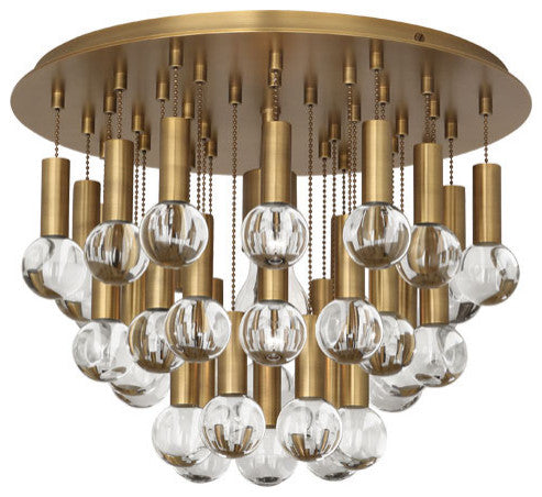 Robert Abbey RA-WB754 1-Light Flushmount, Jonathan Adler Milano