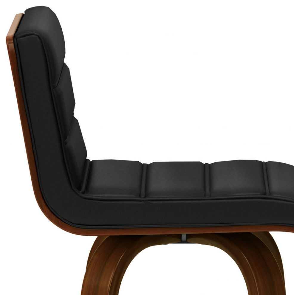 Roland Swivel Stool, Vegan Faux Leather, Counter Stool