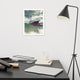 Foggy River Coastal Landscape Framed Photo Paper Wall Art Prints, White, 11" X 14"