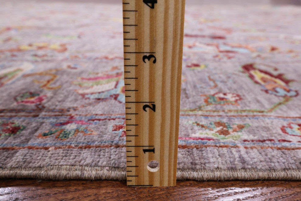 5' 8" X 8' 2" Persian Tabriz Hand Knotted Wool Rug Q7645