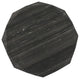 Industrial Faccet Accent Table - Grey
