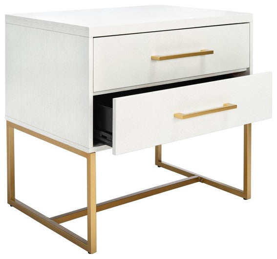 Safavieh Estelle Nightstand, White