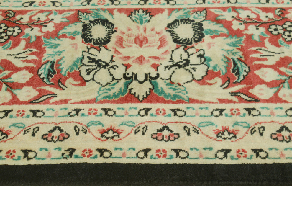 Pak-Persian Courtena Black/Red Rug, 8'0x10'1
