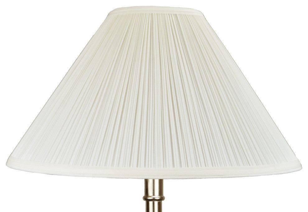 Fenchel Shades 5"x17"x11" Spider Attachment Empire Lamp Shade, Pleated Mushroom