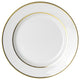 Double Line Bread and Butter Plates, Set of 6, Gold